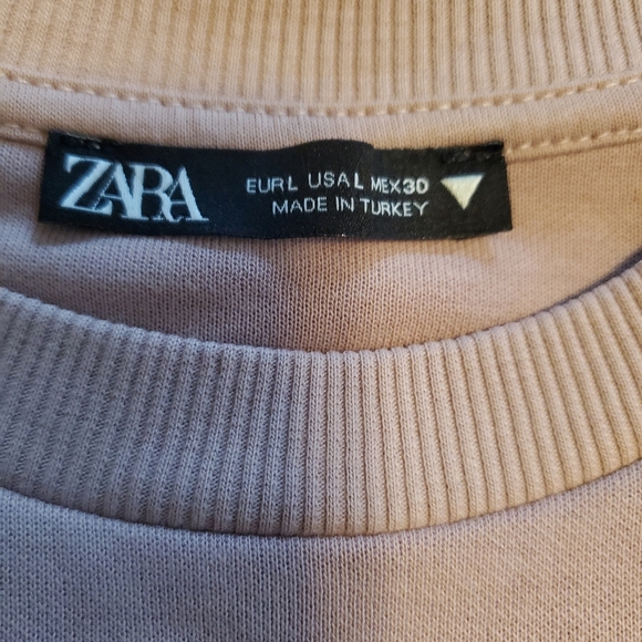 ZARA Crop top short sleeve shirt - Picture 3 of 4